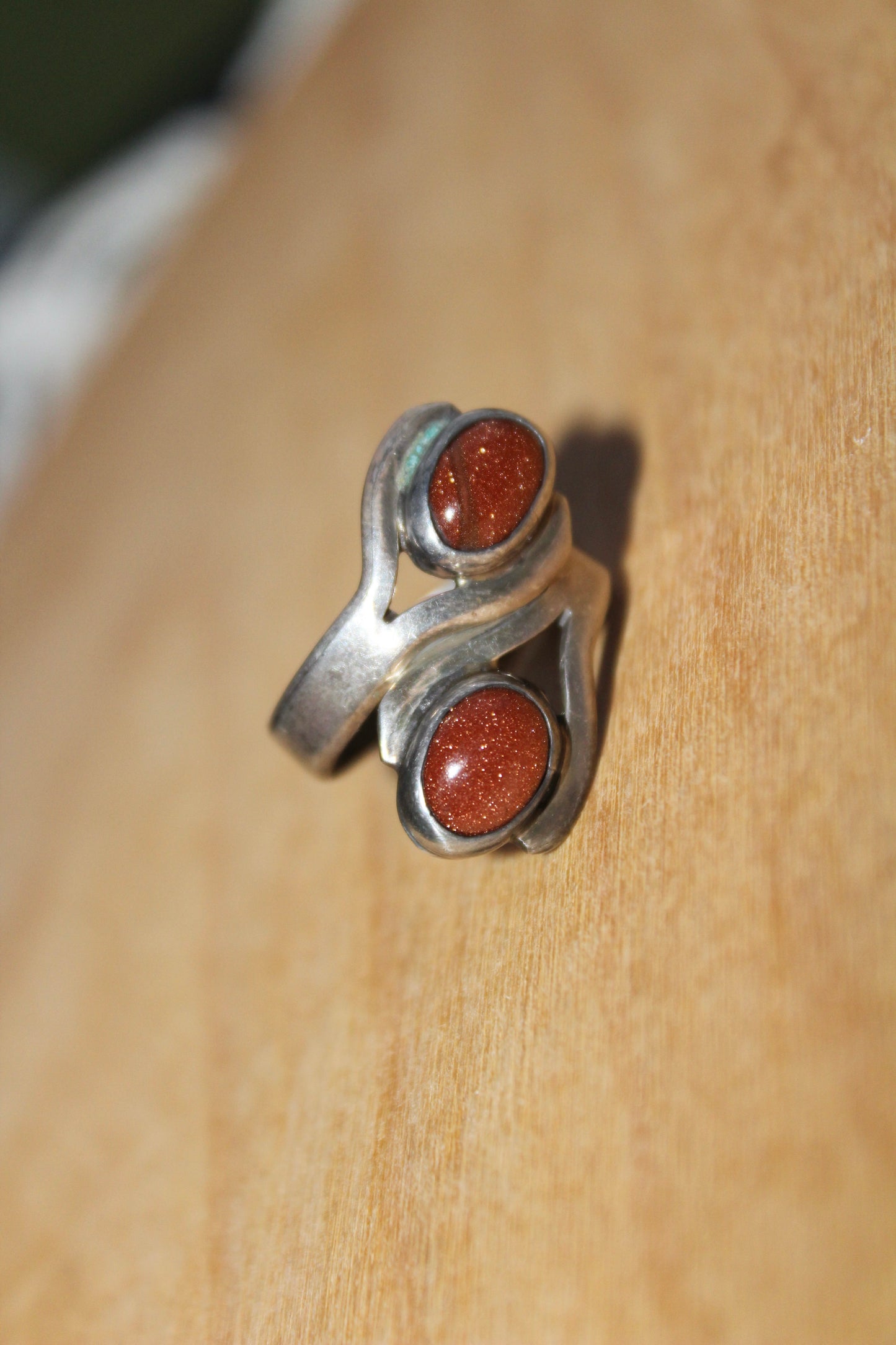 Goldstone Ring