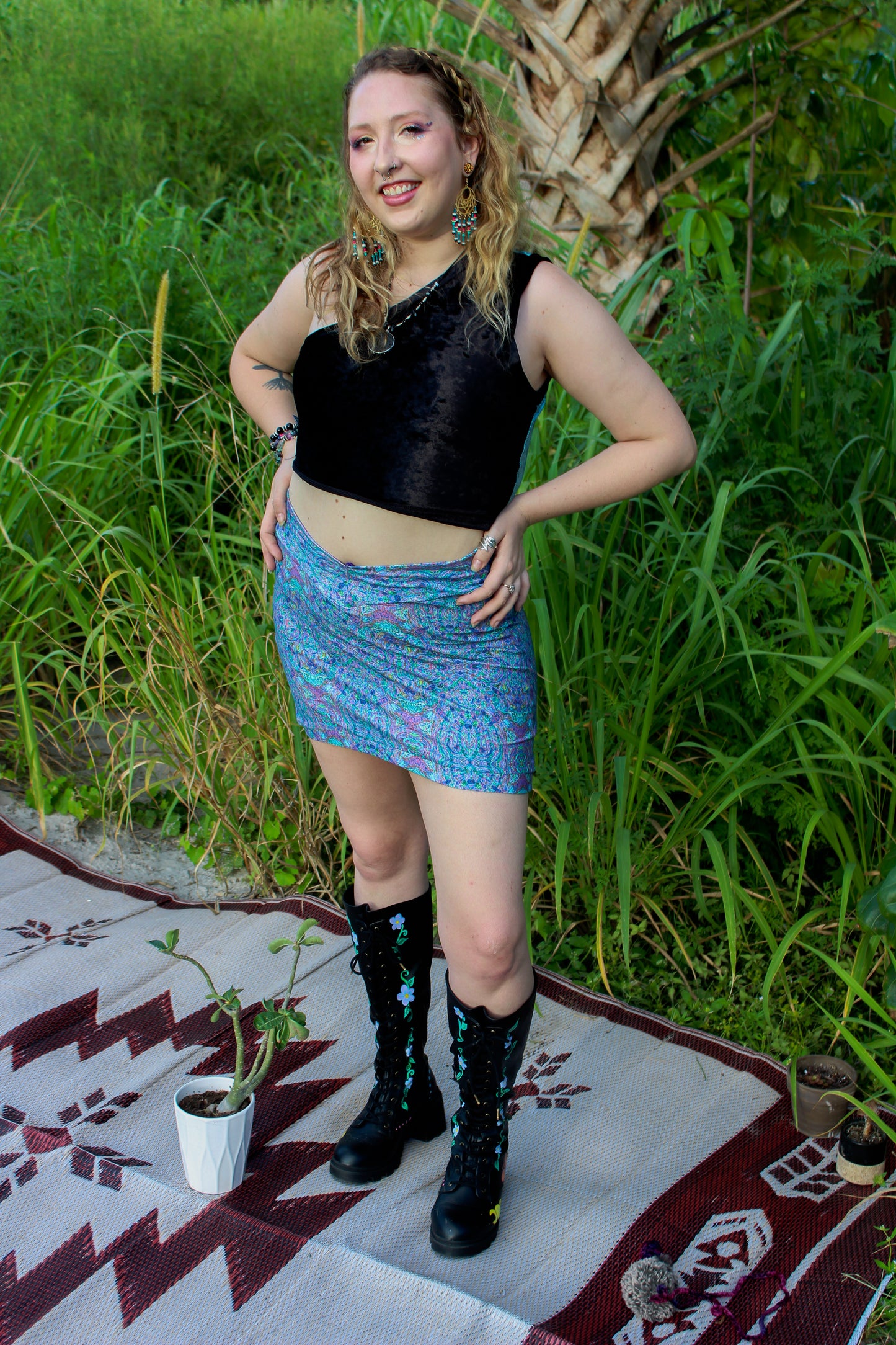 •L• Cosmic Mini Skirt