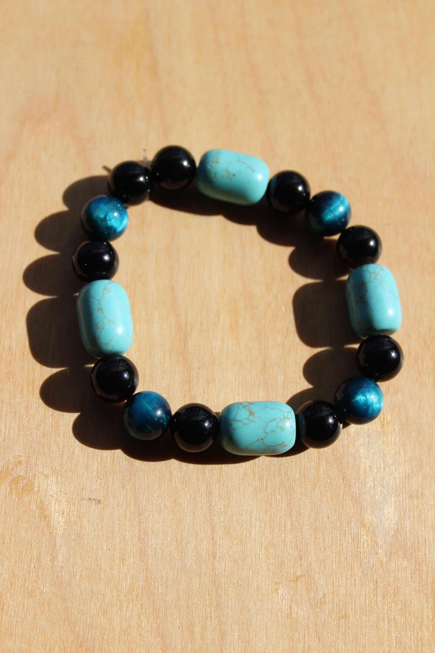 Blue Tigers Eye & Turquoise