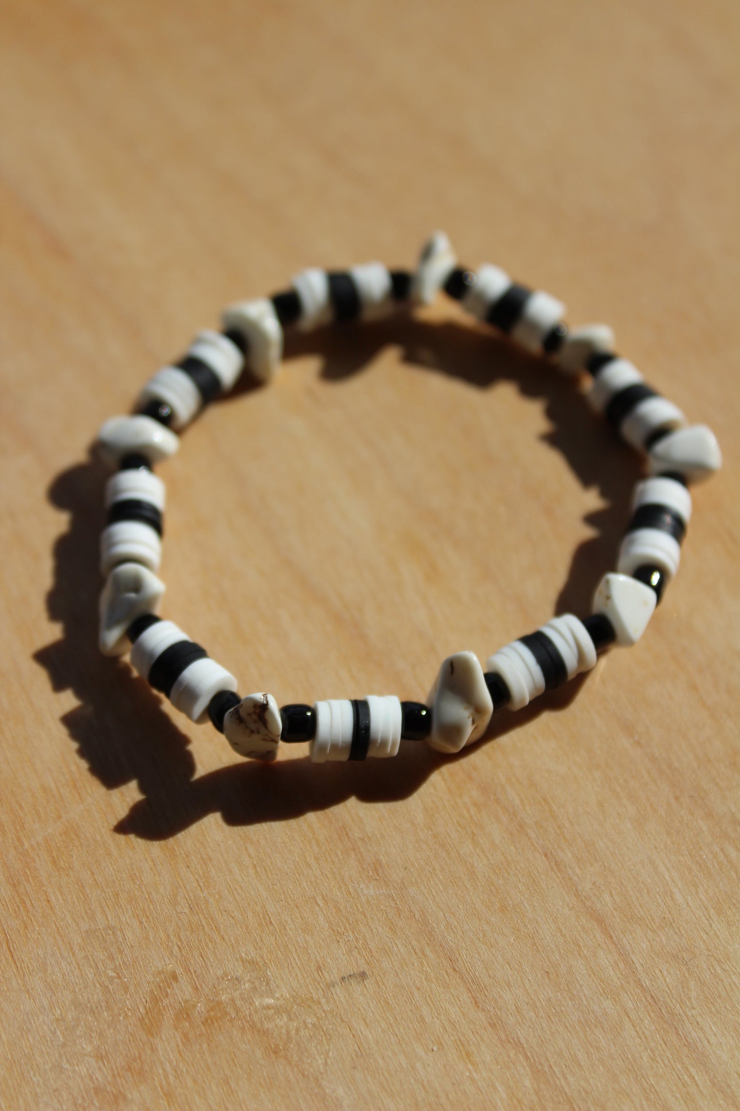 Howlite & Heishi beads