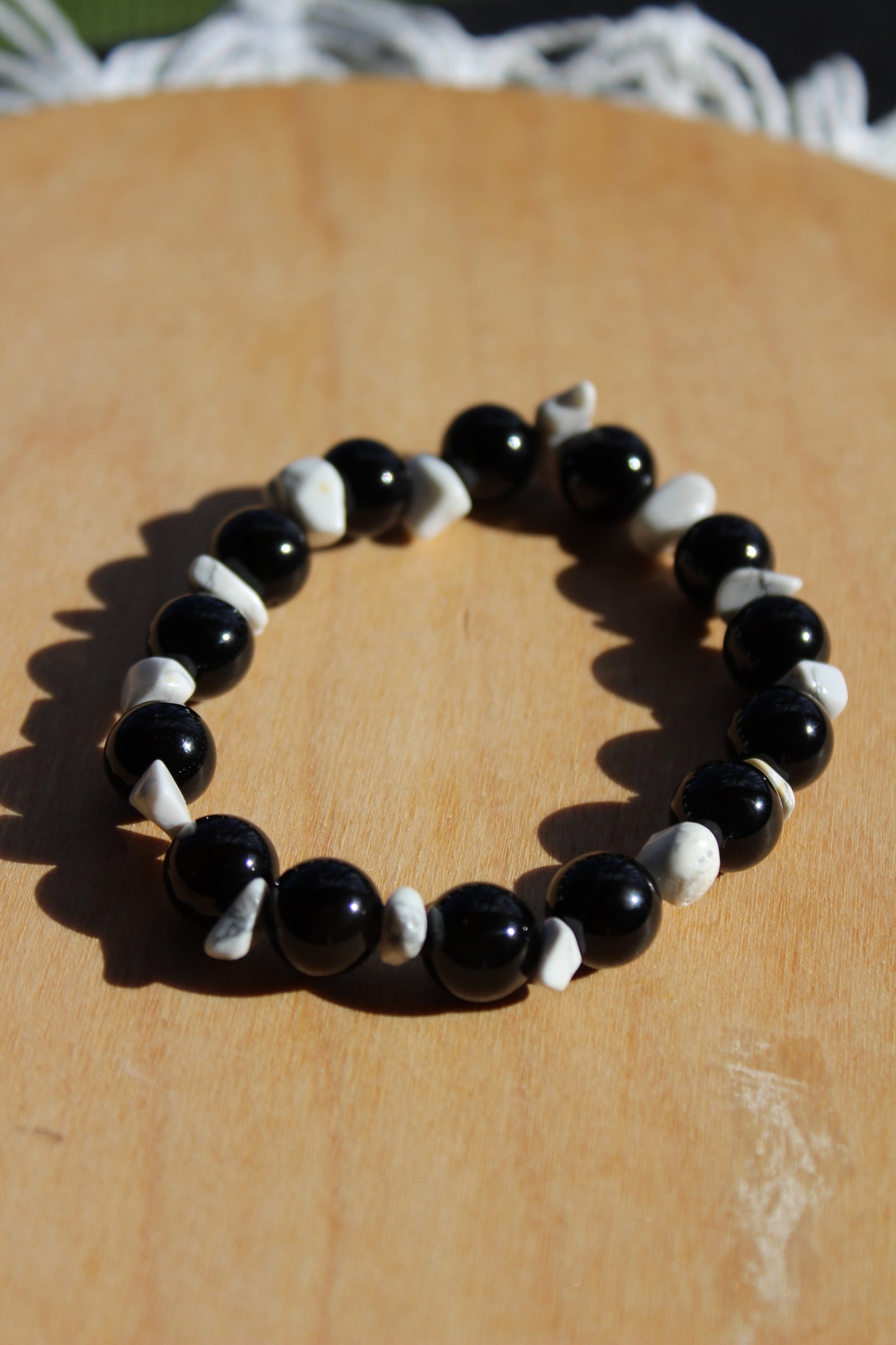 Black Agate & Howlite