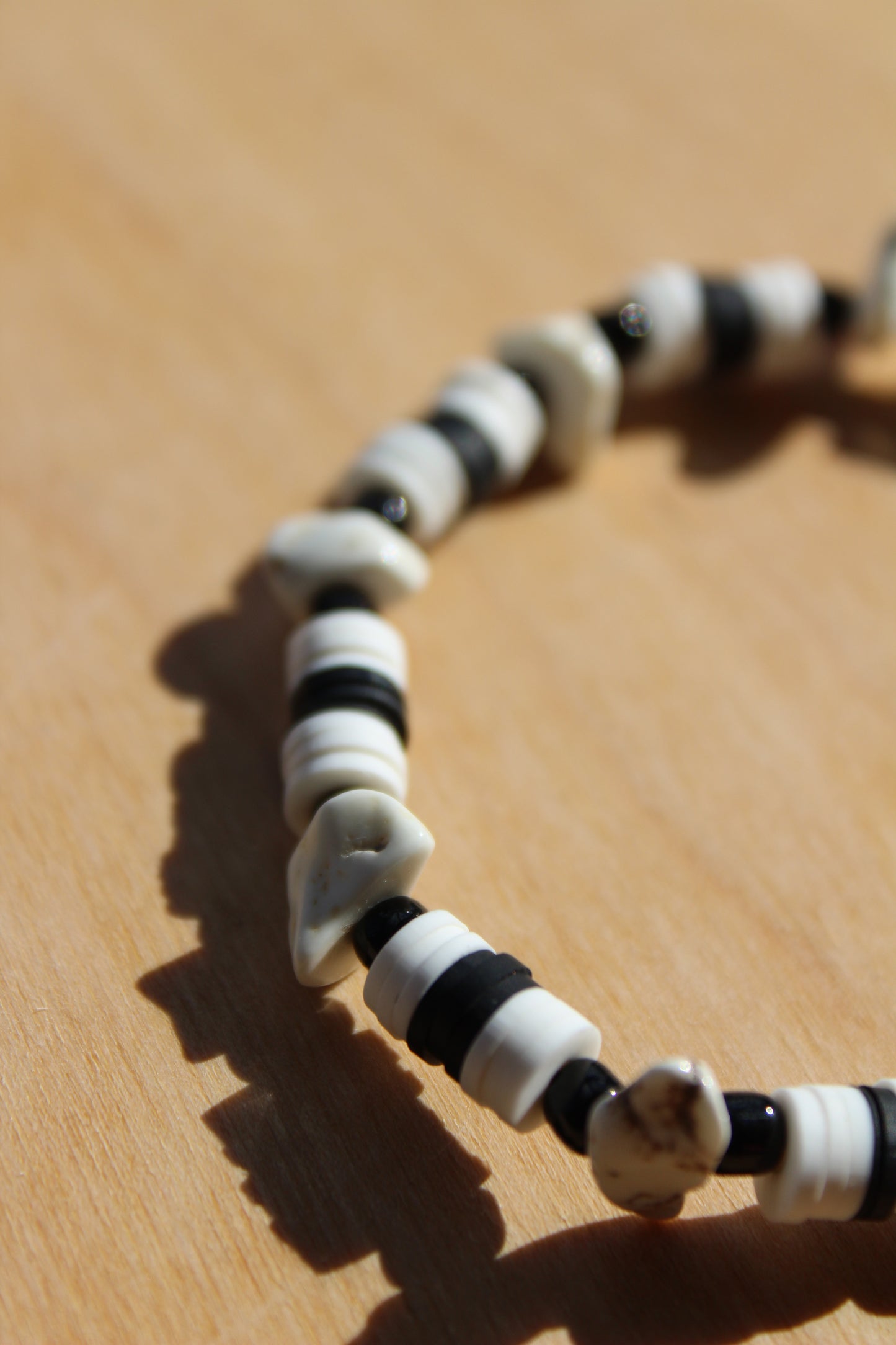 Howlite & Heishi beads