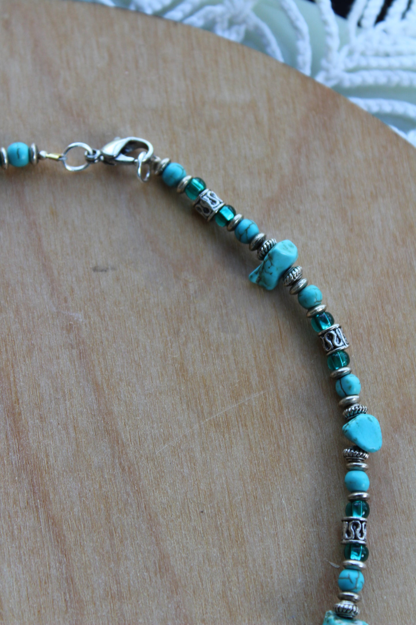 Turquoise Double Chain Necklace